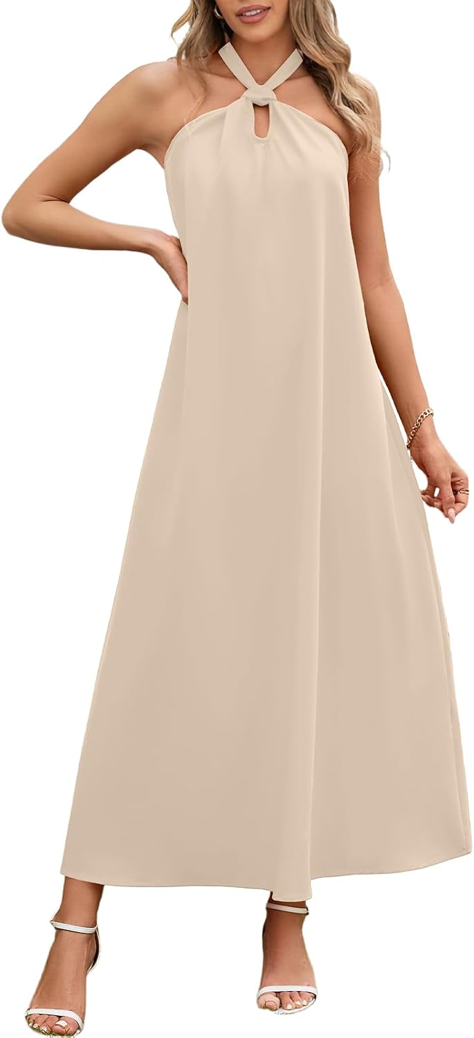 IHOT Halter Resort Maxi Dress